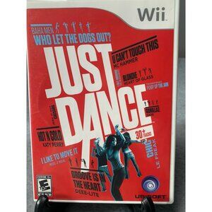 Just Dance Nintendo Wii 2009 Ubisoft Video Game Original Case & Disc